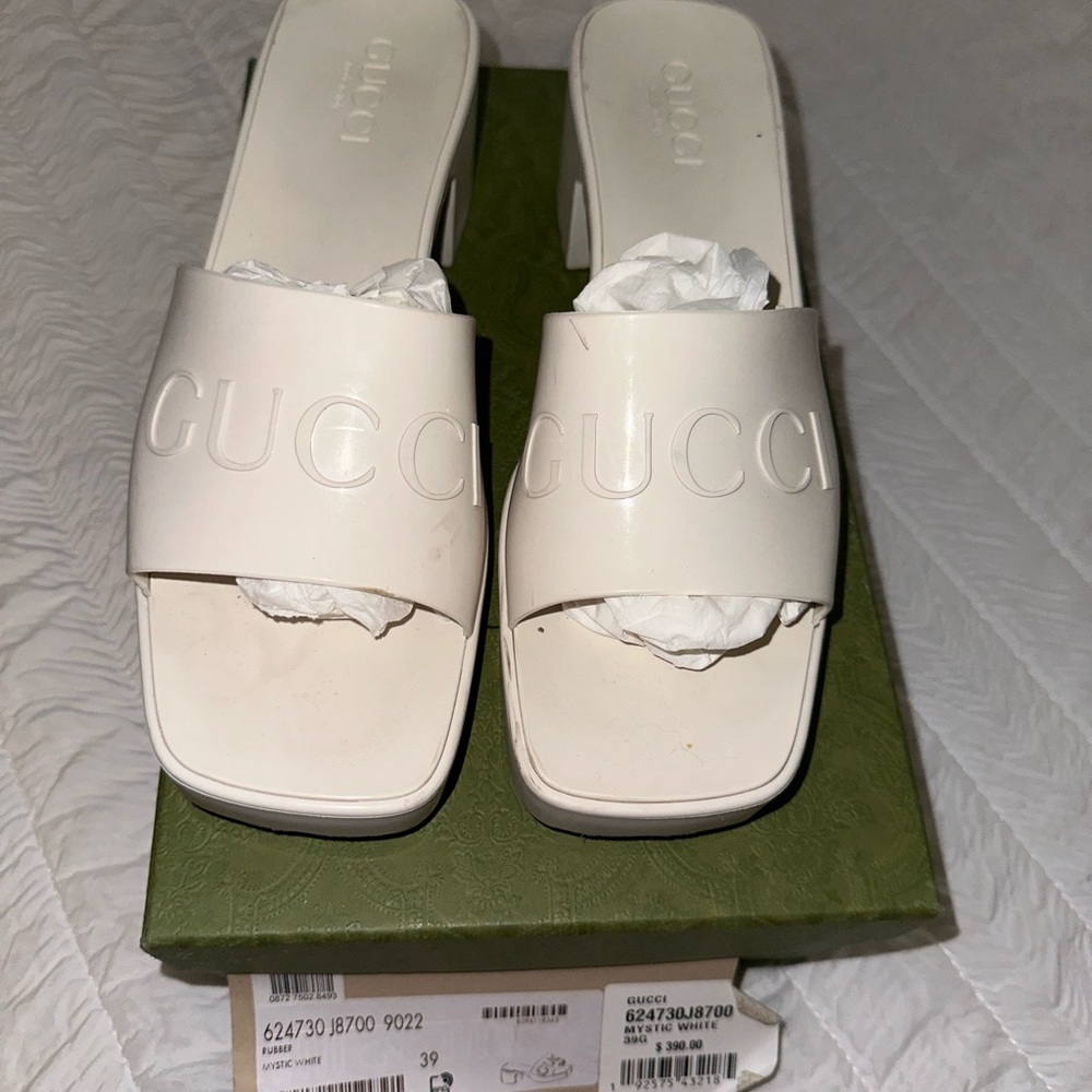 Gucci Women's White Mules